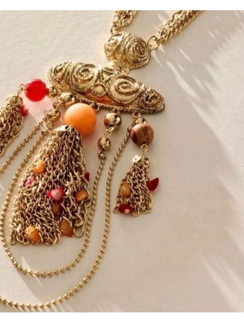 Free People Catriona Layer Statement Necklace NWT - Picture 3 of 7